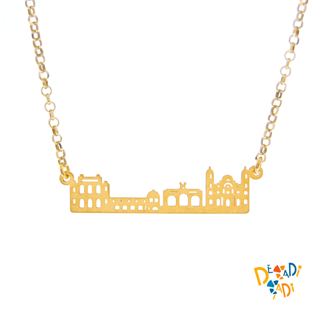 COLGANTE SKYLINE CADIZ ORO