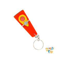 Cargar imagen en el visor de la galería, LLAVERO PITO METACRILATO NARANJA Y AMARILLO
