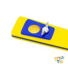 Cargar imagen en el visor de la galería, PITO CARNAVAL METACRILATO AMARILLO Y AZUL
